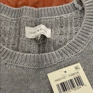 Lucky Brand Mixed Animal Print Sweater.  NWT